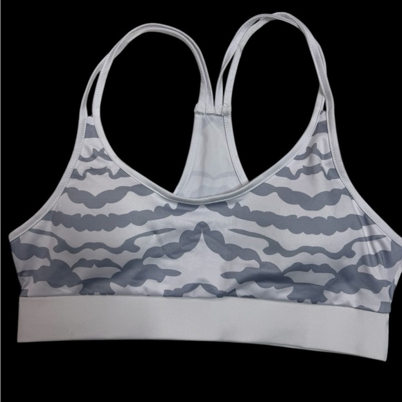 Gray Camouflage Sports Bra - Picture 1 of 2